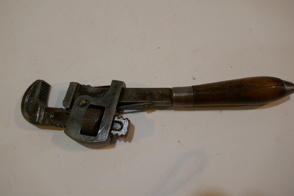 Antique JP Daniel & Son 10” Pipe Wrench Nice Condition