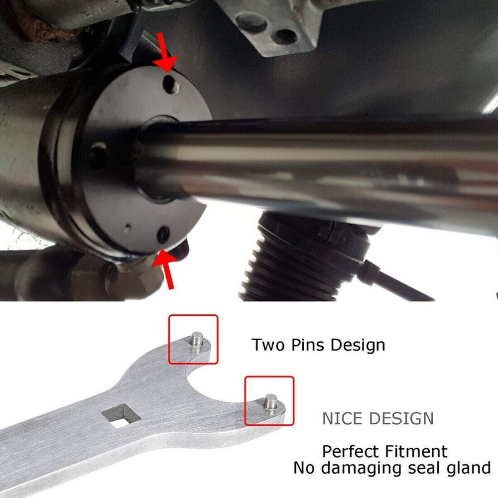 Seastar Hydraulic Steering Cylinder Seal HS5157 + Bracket Puller + Bleed Kit