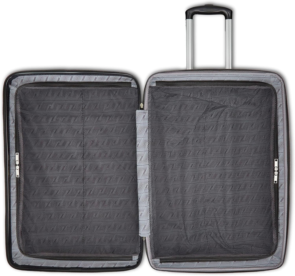 Evolve SE Hardside Expandable Luggage, Bass Black, Medium Spinner