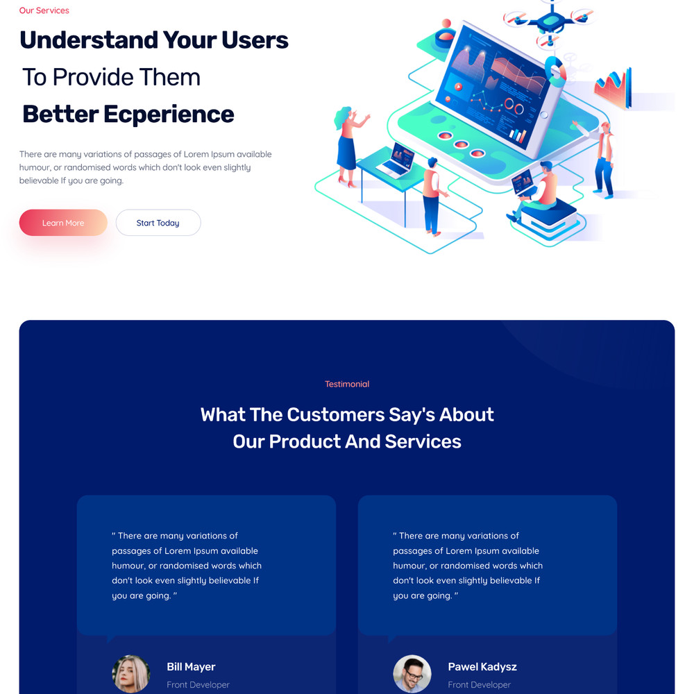 Analytics Tool Website Design with Free VPS Web Hosting and Installation