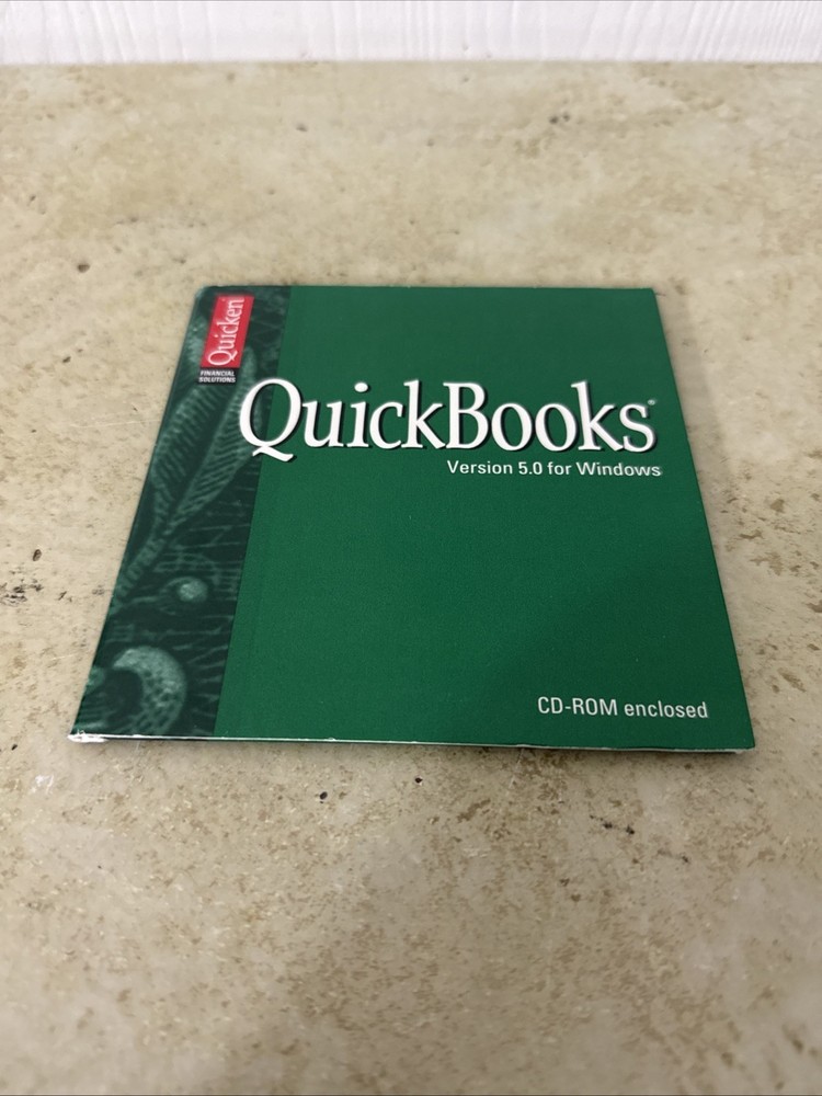 QuickBooks Version 5.0 For Windows