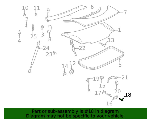 Genuine GM Ignition Key 26019392