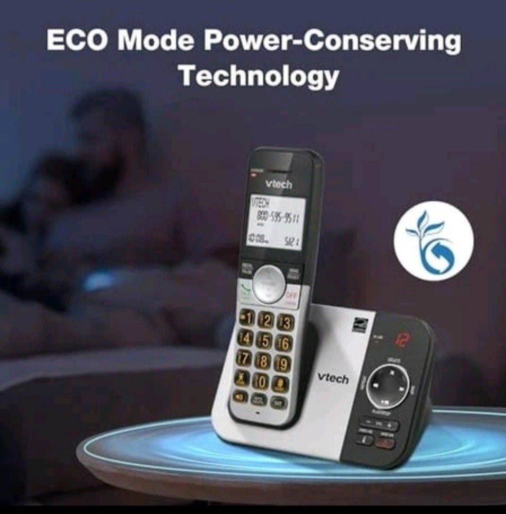 VTech VG232-2 Cordless Phone with Answering Machine -with 2-Handsets Large