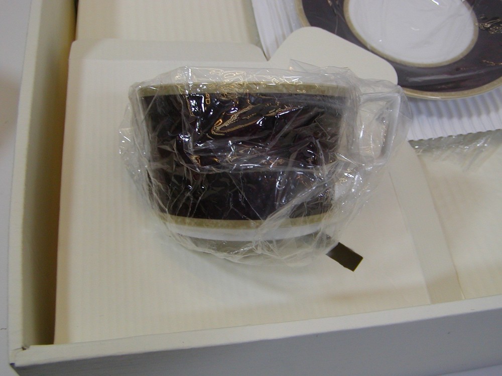 NEW NORITAKE MAHOGANY ROSE 5 PIECE PLACE SETTING