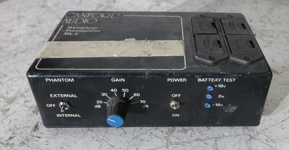 Canford microphone preamp (Version 2) (ref 2)