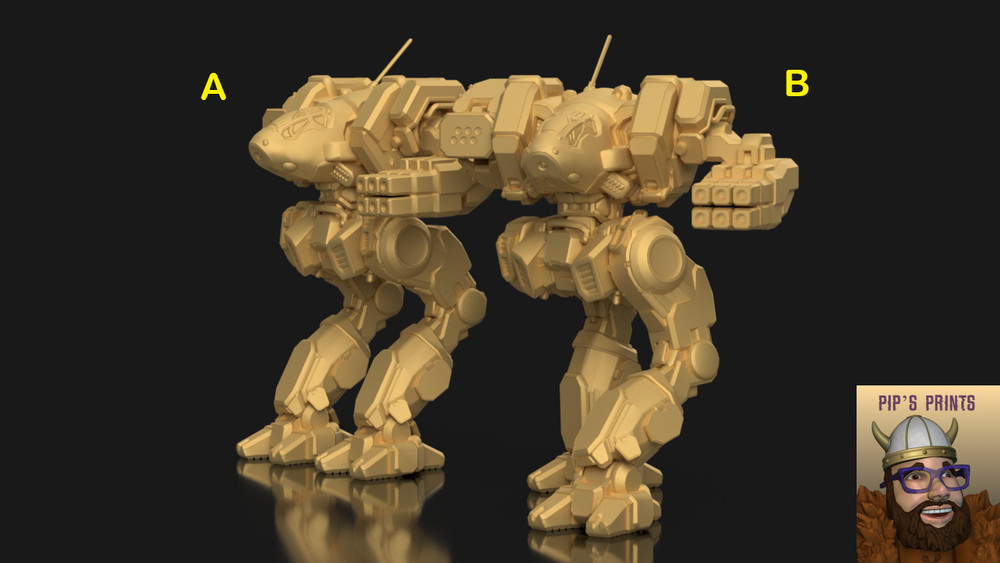 BKL-C Black Lanner For Battletech CGL Scale Syllogy Two Variants!