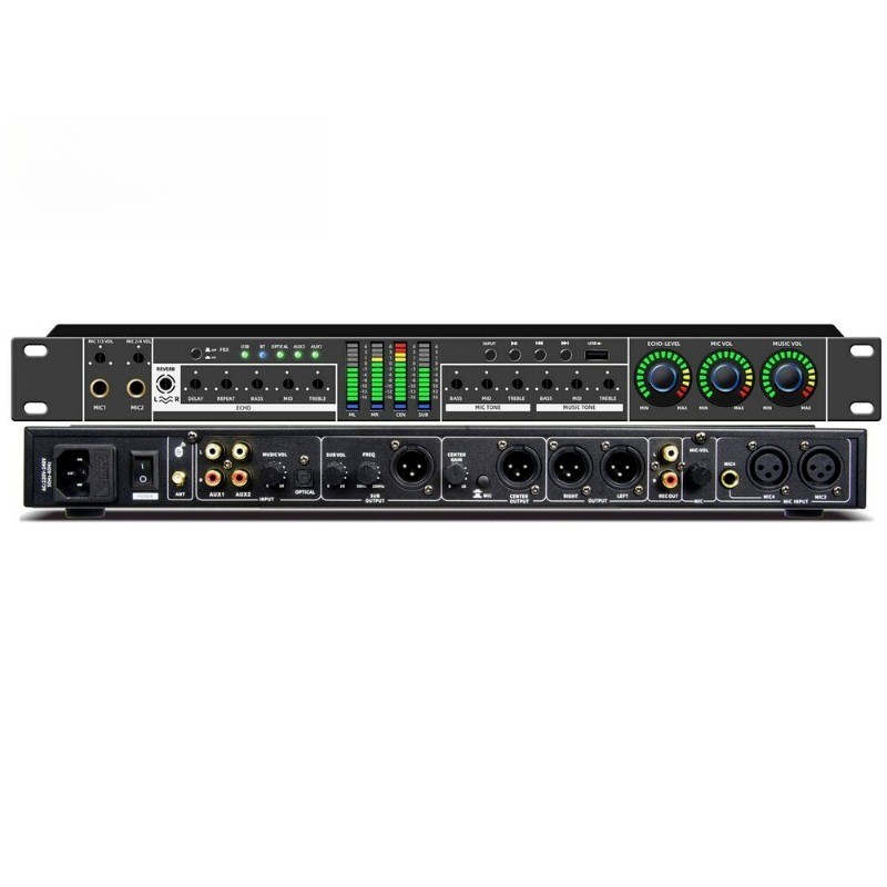 Professional Karaoke Processor Audio Processor Pre-Effects KTV Digital Audio NEW