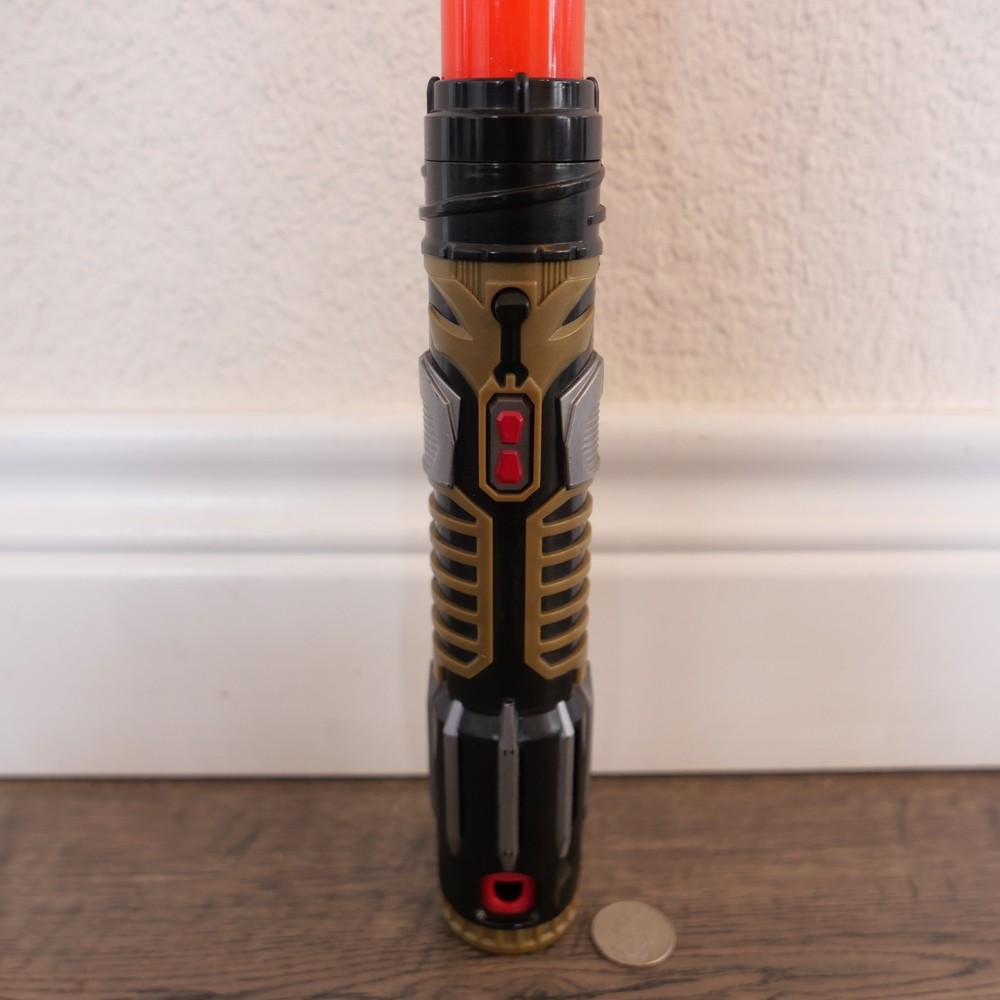 Star Wars Bladebuilder Spin Action Replacement Lightsaber 32” Red Sound FX 2016