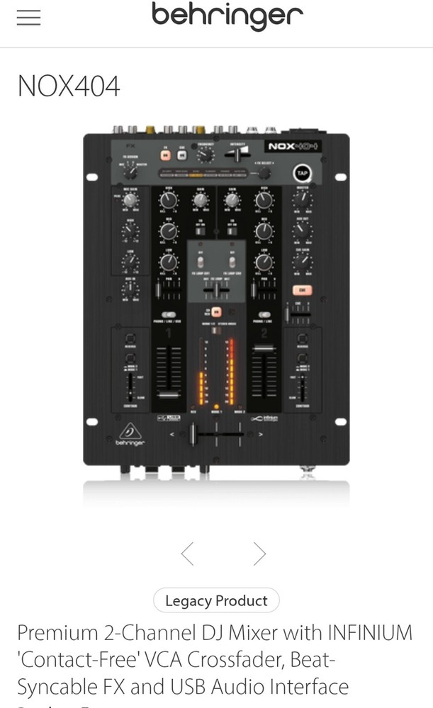 Behringer NOX404