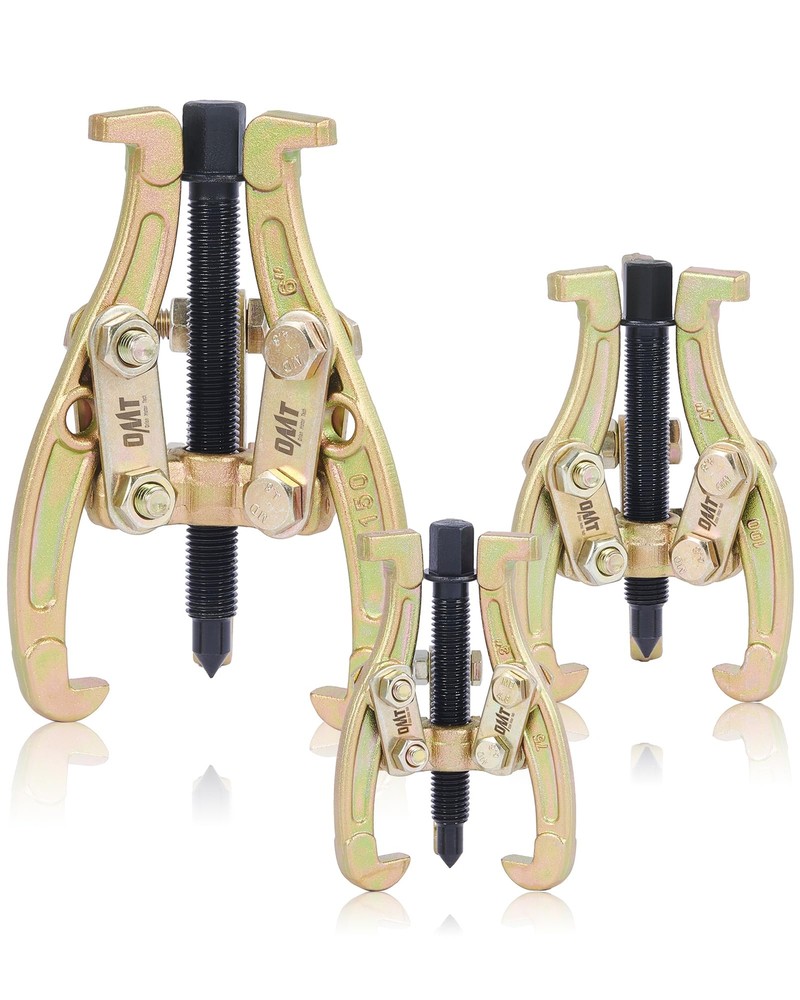 Orion Motor Tech Gear Puller Set 3" 4" 6" 3 Jaw Puller Kit for Pulley Gear