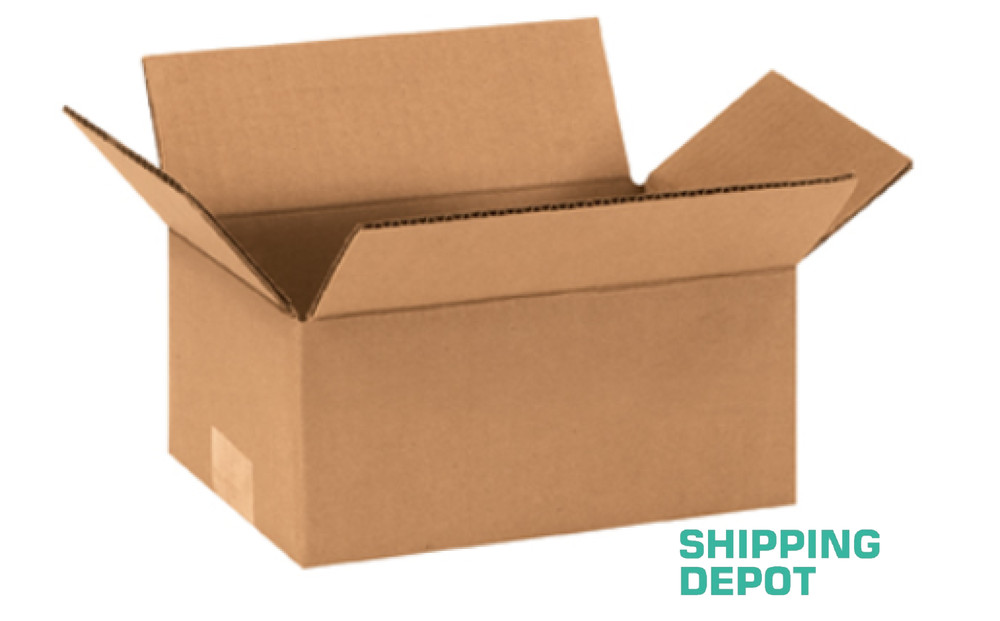100 Pack Cardboard Mailer Packing Boxes 9x7x3 Corrugated Mailer Shipping Boxes
