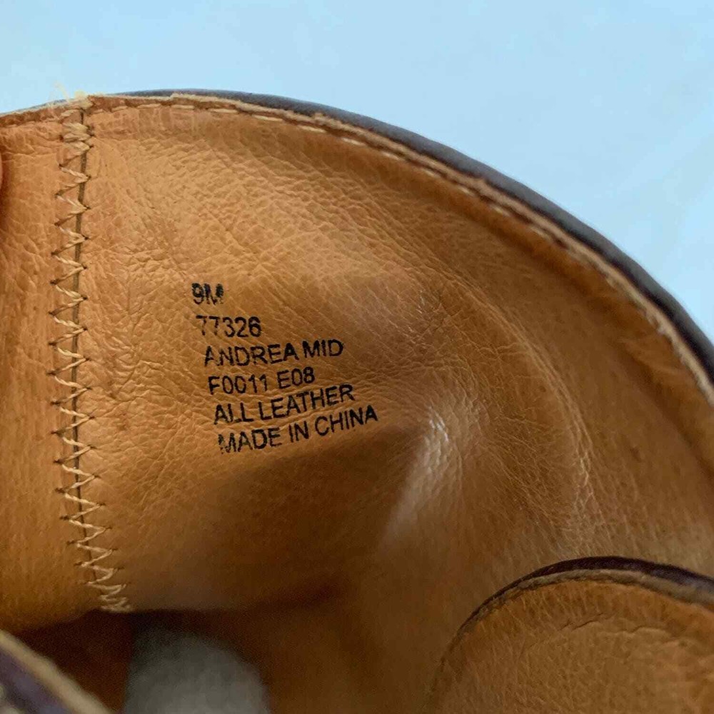 Frye Andrea Mid boot tts womens size 9 Brown