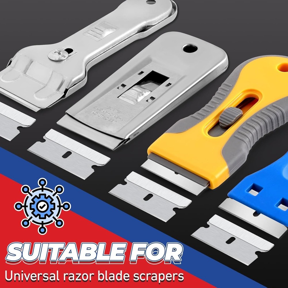 Single Blade UTILITY KNIFE BLADES Replacement Refills Standard Razor Box Cutter