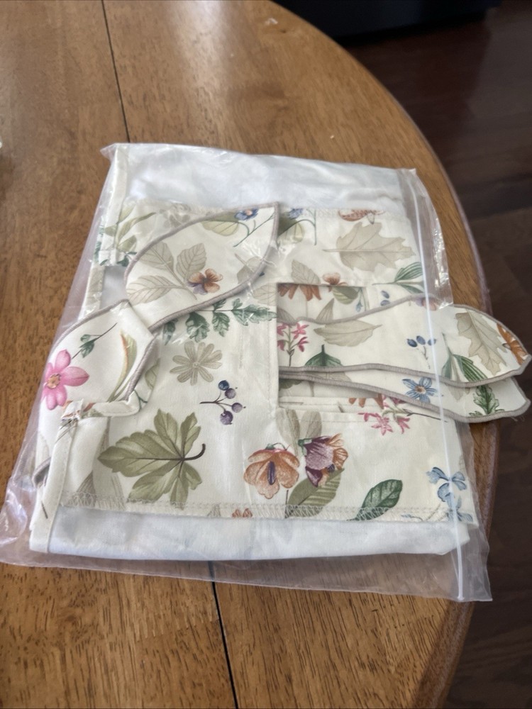 Longaberger Large Laundry Hamper Liner Botanical Fields #2275635