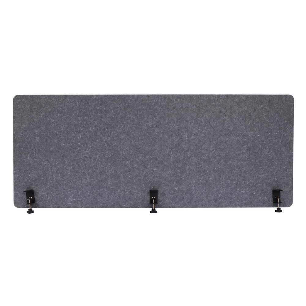 Durable Polyester Desk Divider - Table Mounted Office Privacy Partition