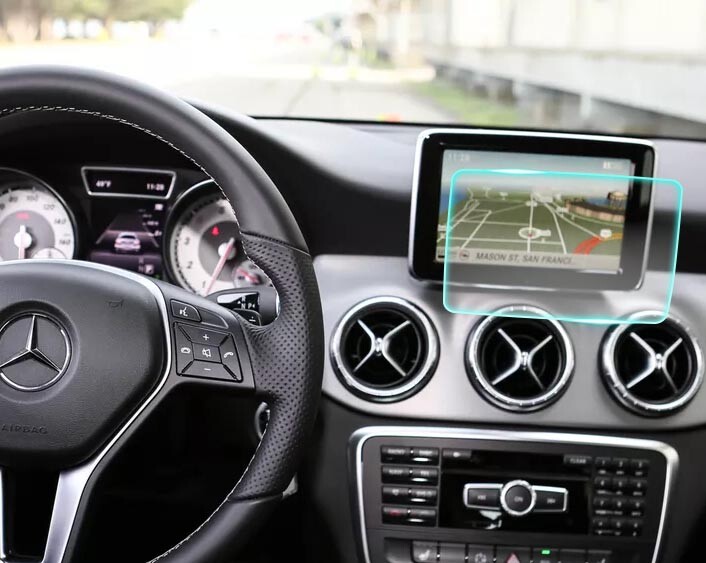 Crystal Clear Screen Protector for 2014 Mercedes Benz CLA 250 7" Navigation