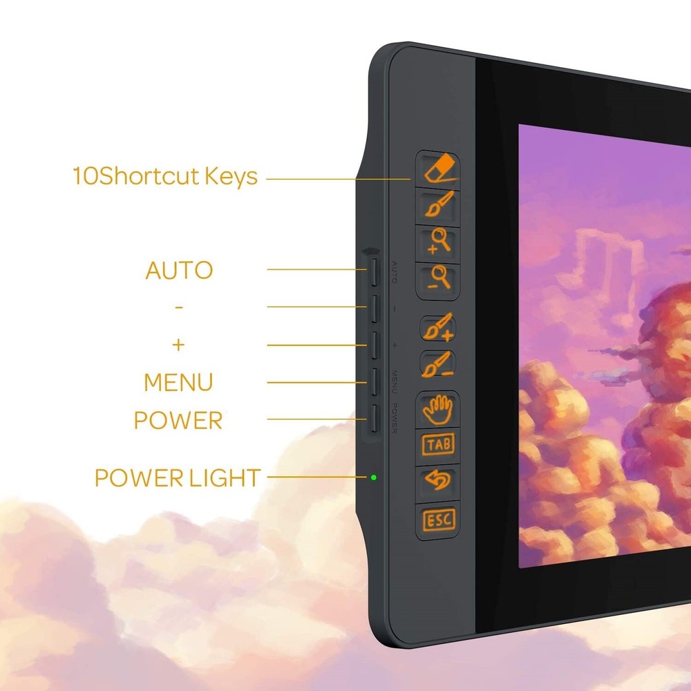 Refurbished GAOMON PD1561 Digital Graphic Drawing Tablet with Screen Pen Display