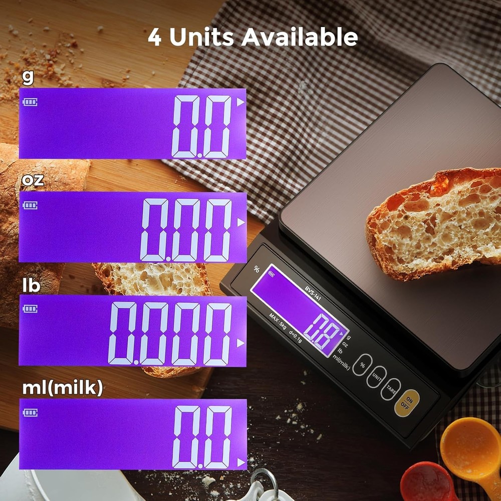 Baking Scale 0.1 Gram Accuracy Digital Scale Kitchen Candle Soap & Sourdough