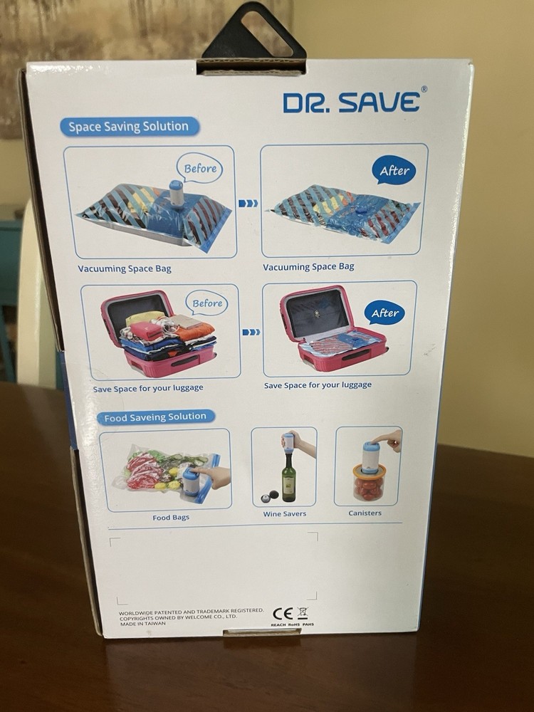 Dr. Save Total Vacuum Storage Solution Travel Set Modcon