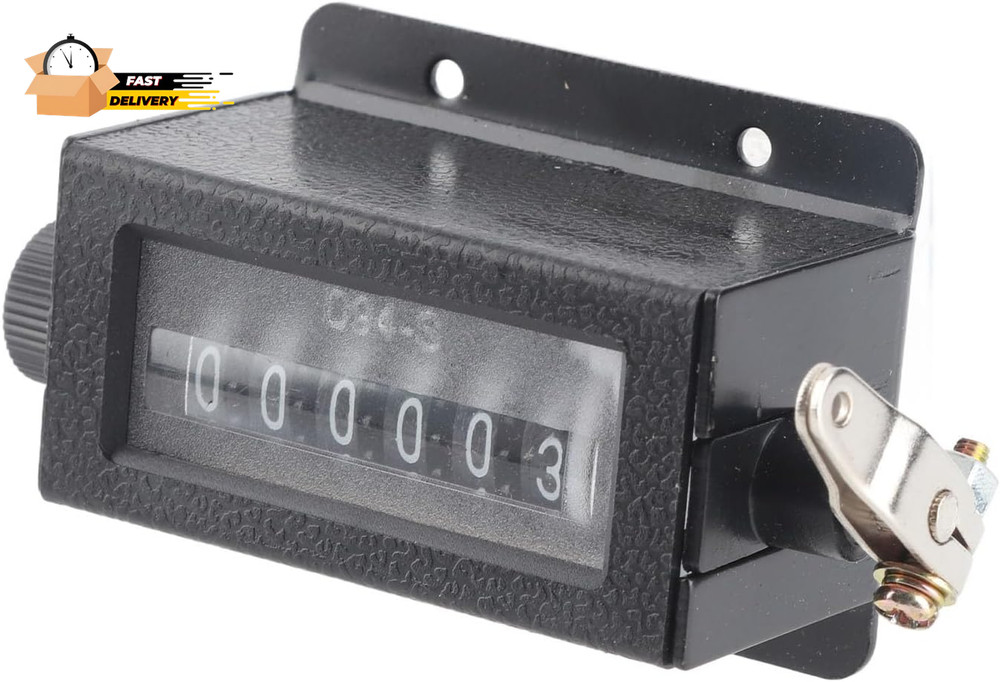 D94-S 6 Digit Counter Digital Tally Counter Resettable Mechanical Pulli