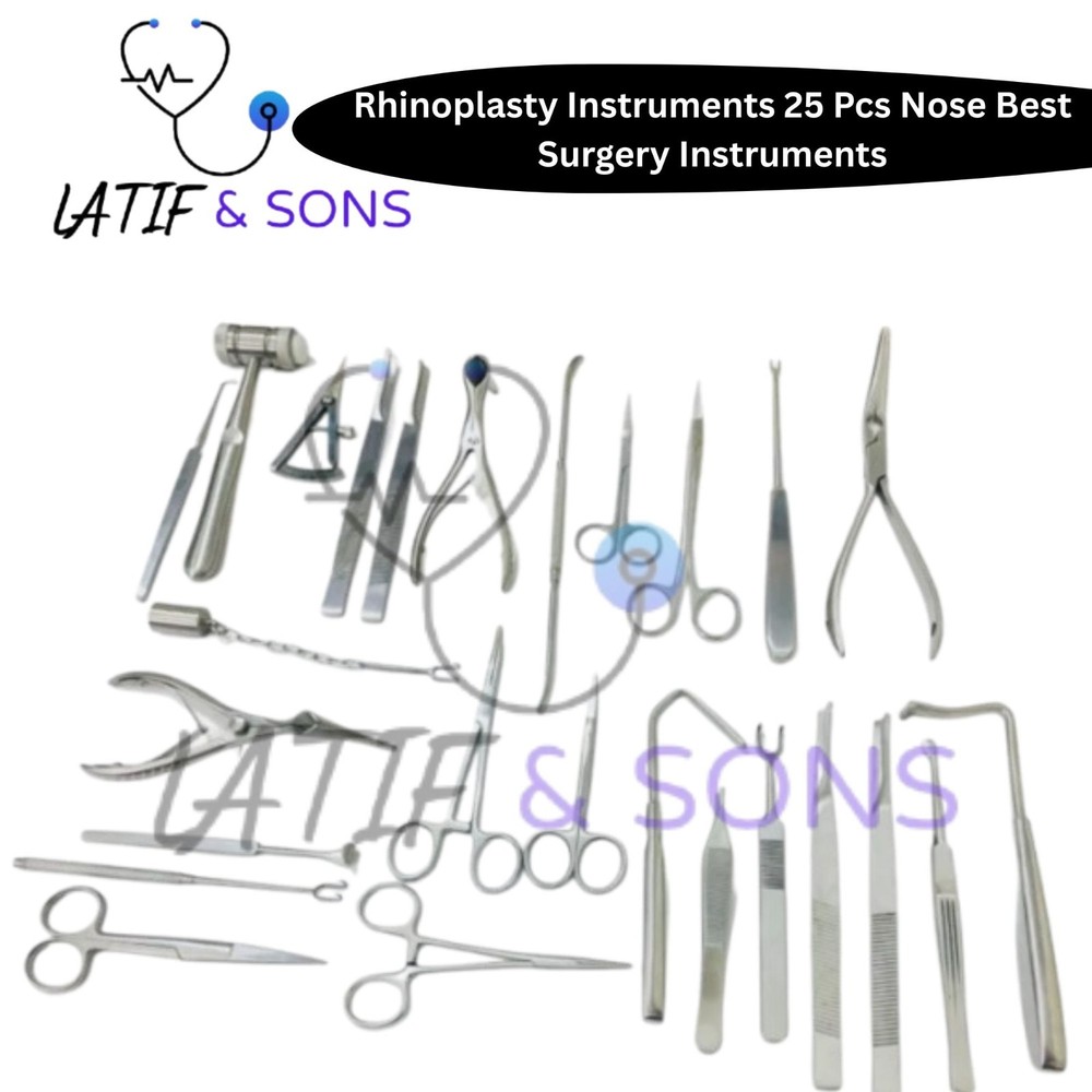 Rhinoplasty Instruments 25 Pcs Nose Best Surgery Instruments