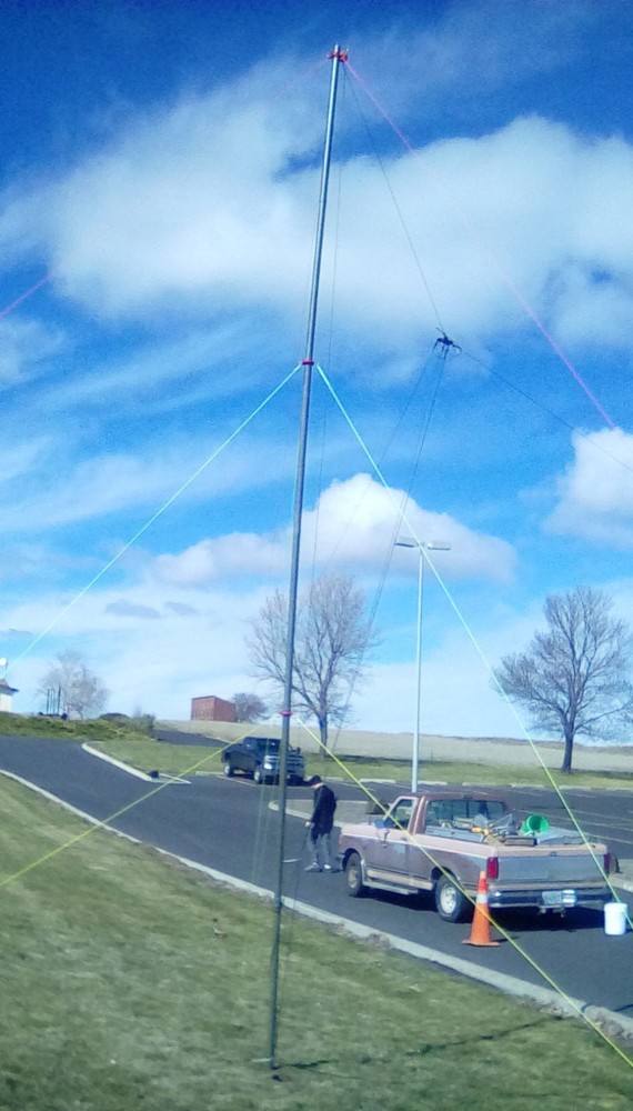 3D PRINTED HAM RADIO ANTENNA GUY RING