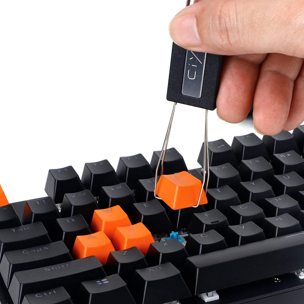 Keycap & Switch Puller Tool + 2 Cleaning Brushes Mechanical Keyboard