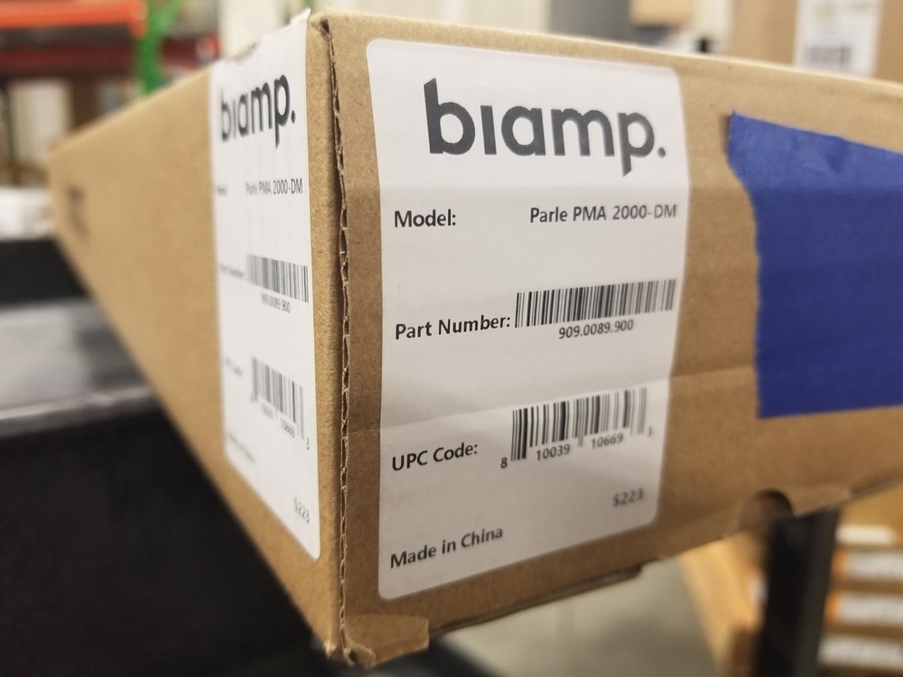 biamp Parle PMA 2000-DM