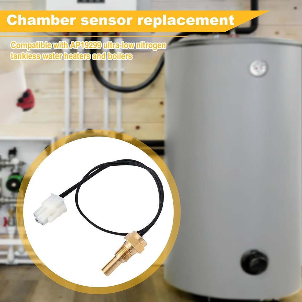 Water Heater Chamber Sensor for AP19299, Ultra Low Nox Tankless Thermistor Repla
