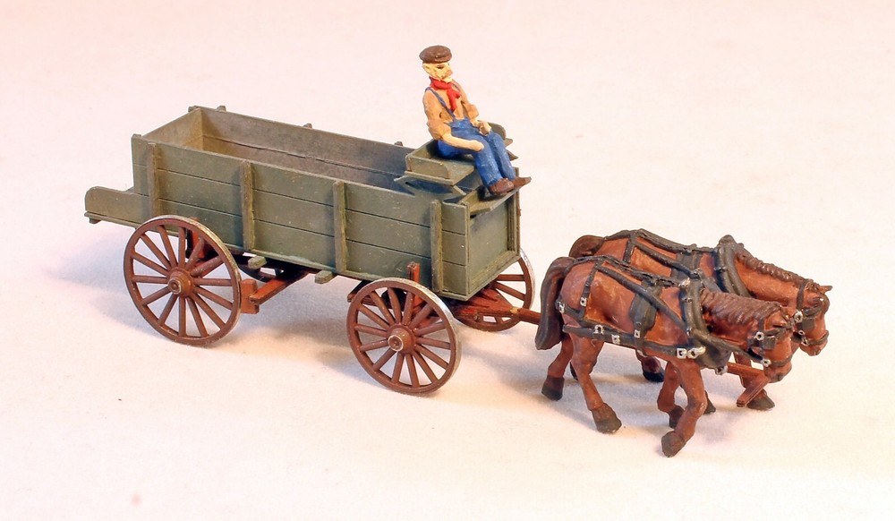 Berkshire Valley Models HO/HOn3 1/87 Wagon Driver #2 (driver only),  #2181