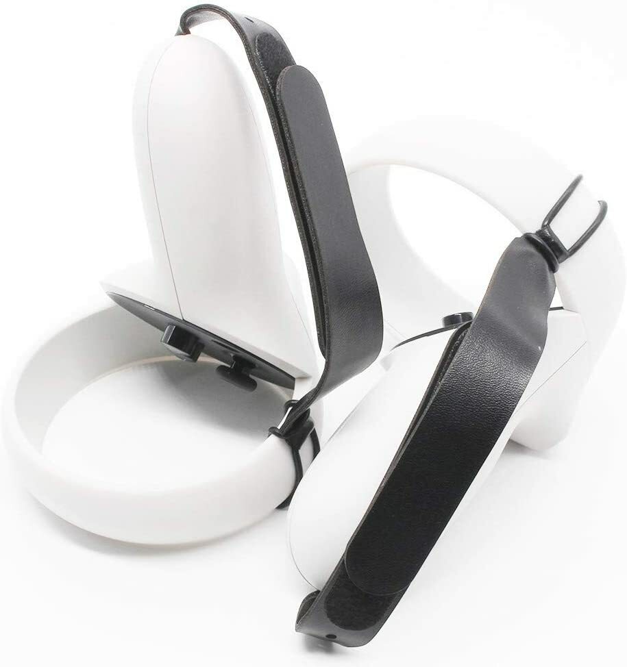 Knuckle Hand Grip for Oculus Quest 2 Controller w/ Thumbstick Cap & Lens Cover