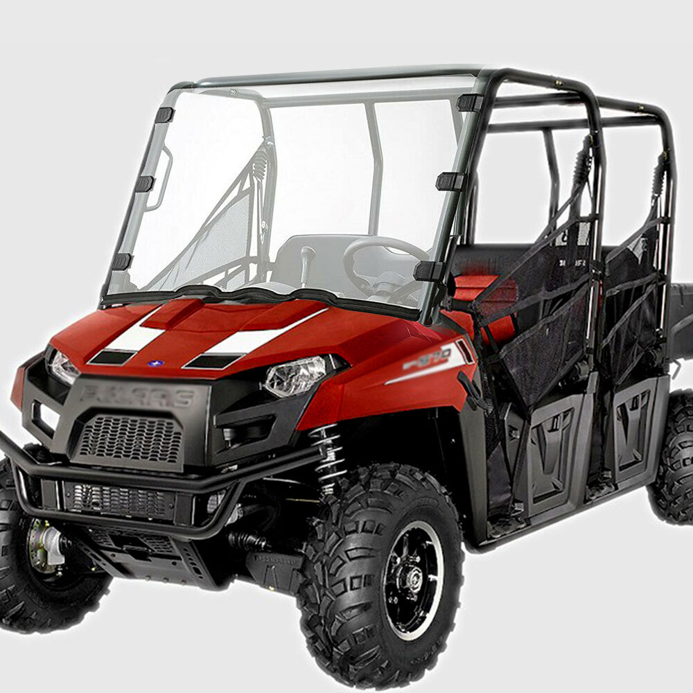 For 2012 2013 2014 Polaris Ranger 800 Midsize Scratch-Resistant Full Windshield