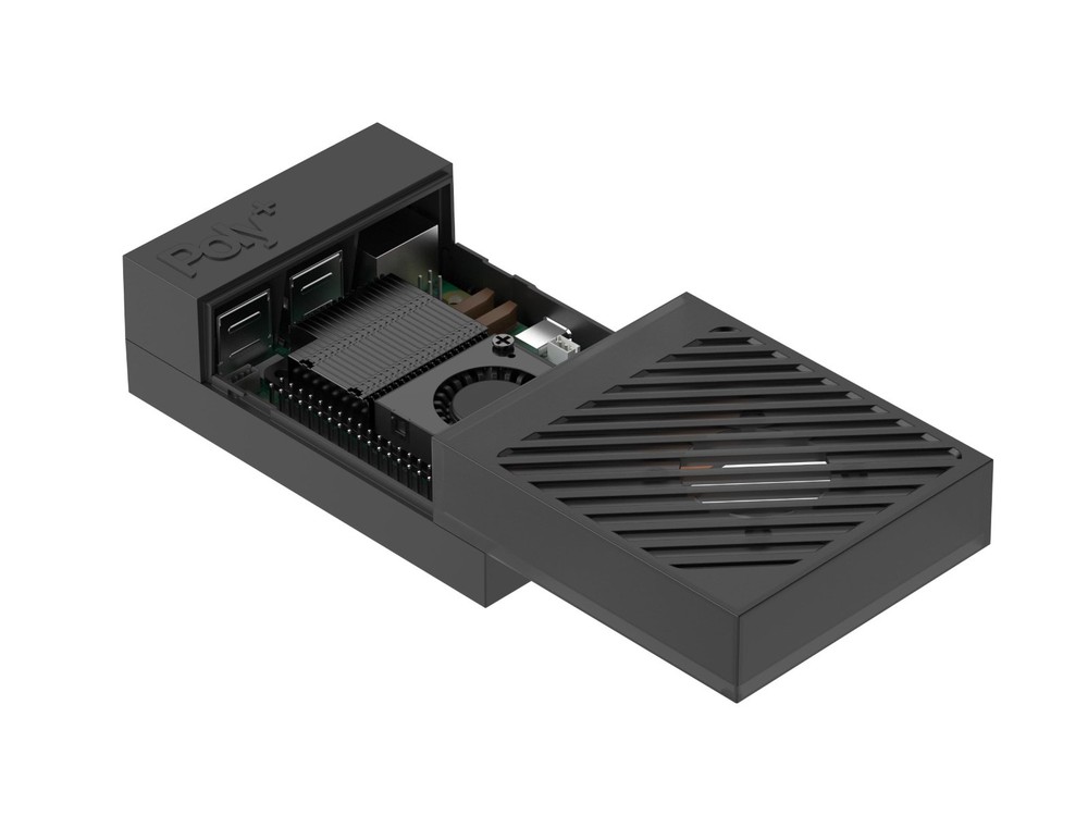 Argon Poly 5+ Raspberry Pi 5 Case Includes Active Cooler Fan & Heatsink