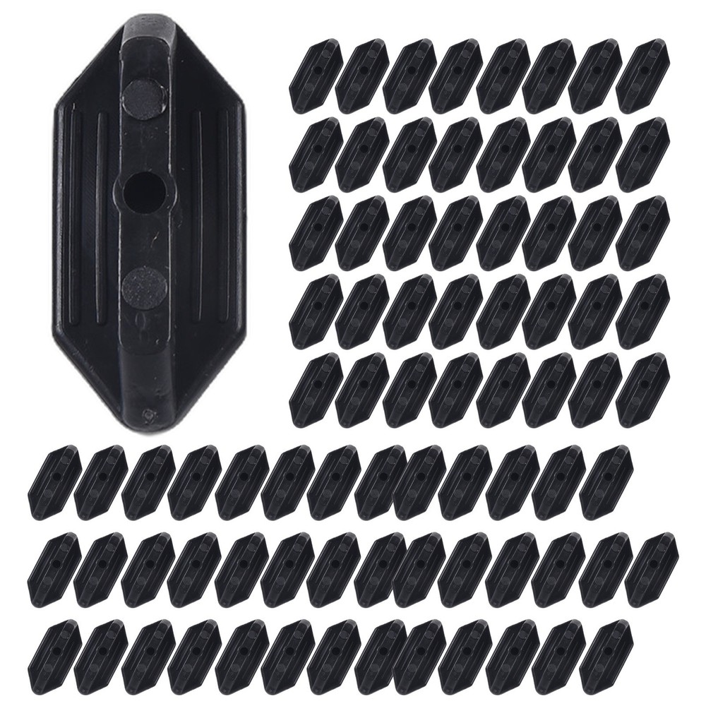 Create a Flawless Deck with 100Pcs Invisible Screws Composite Deck Clips