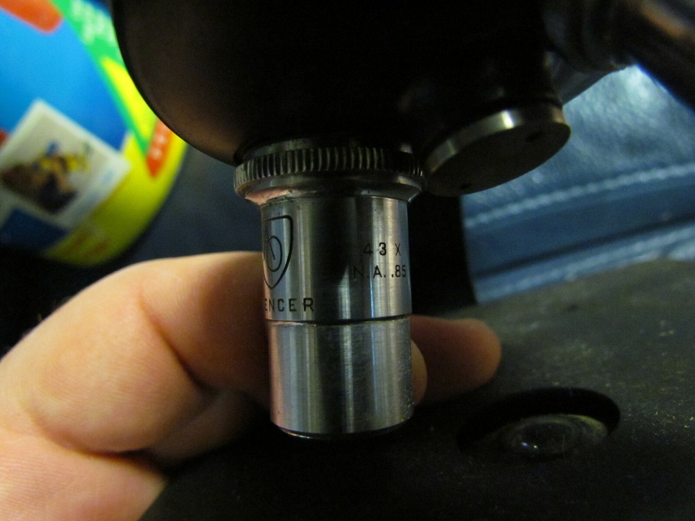 Vintage A O Spencer Microscope Model 374433