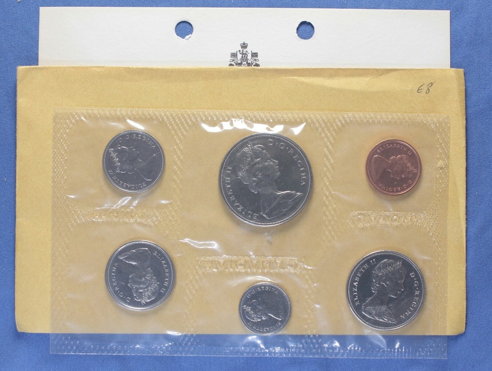Canada 1968 Uncirculated Mint Set - with Envelope and COA 12