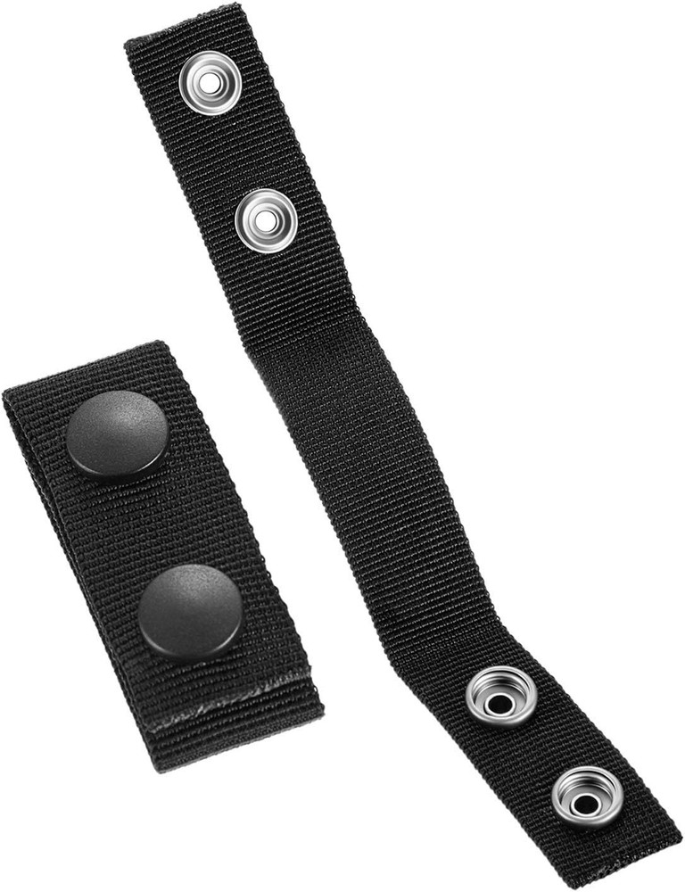 Belt Keeper 4Pcs Nylon Webbing Loop with Double Snaps for Tactical Belt Buckle