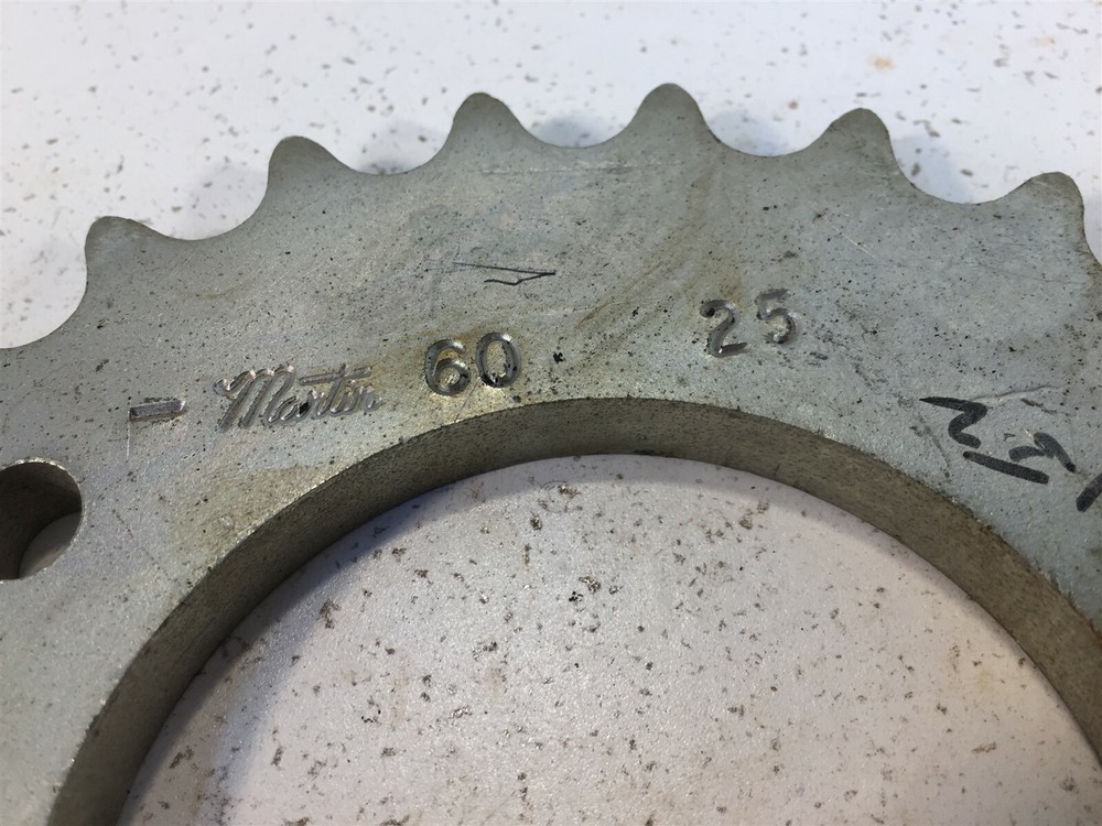Martin 60A25 Roller Chain Sprocket 3.25" Bore