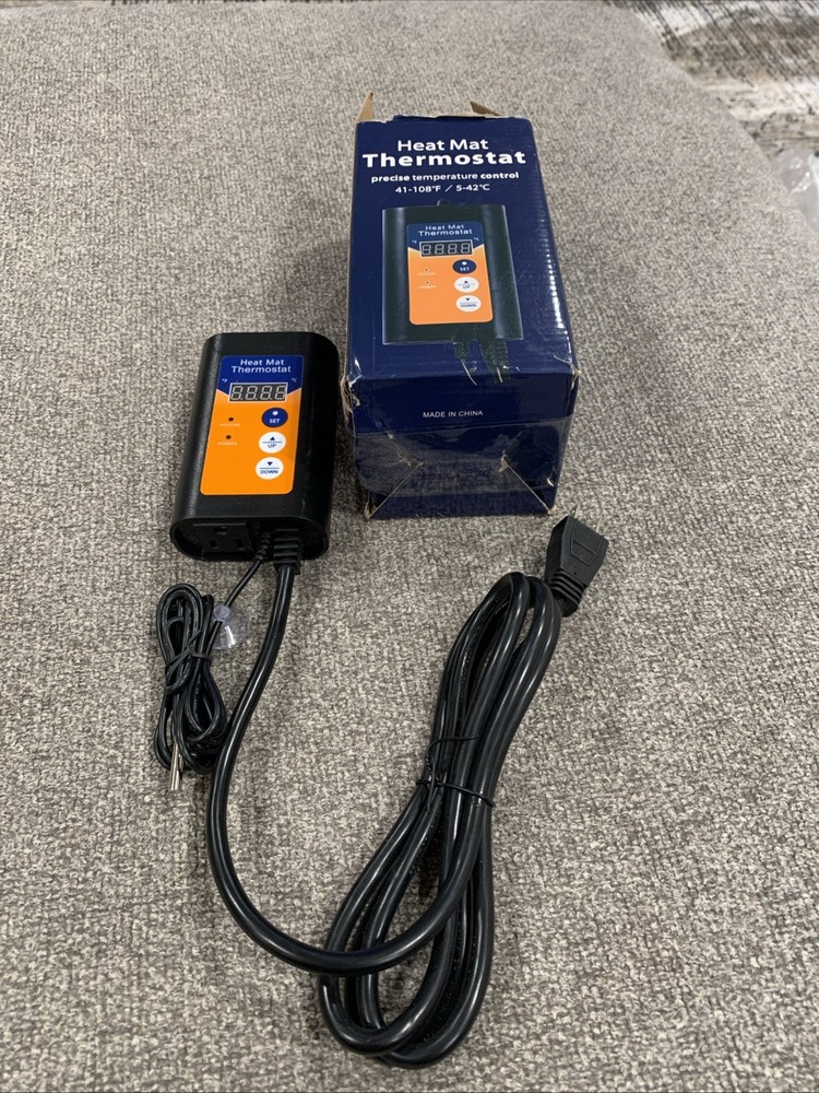 Heat Mat Thermostat Precise Temperature Control READ