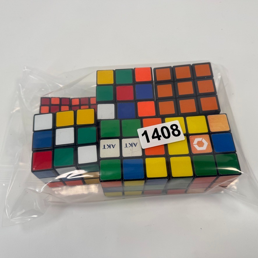 Puzzle Cube lot Of 7 Cubes - Various Sizes