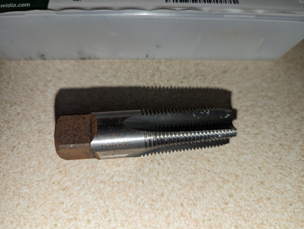 Widia 16217 Pipe Tap, 3/8"-18, Taper
