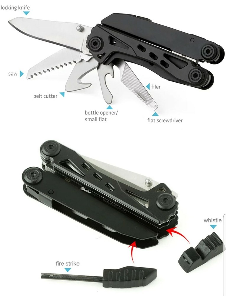 Basecamp Firestarter 11- in 1- 420 Stainless Steel multi tool