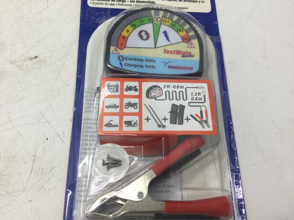 Tecmate Testmate Battery Analyzer 12v Battery Troubleshooting EZ Vehicle Testing