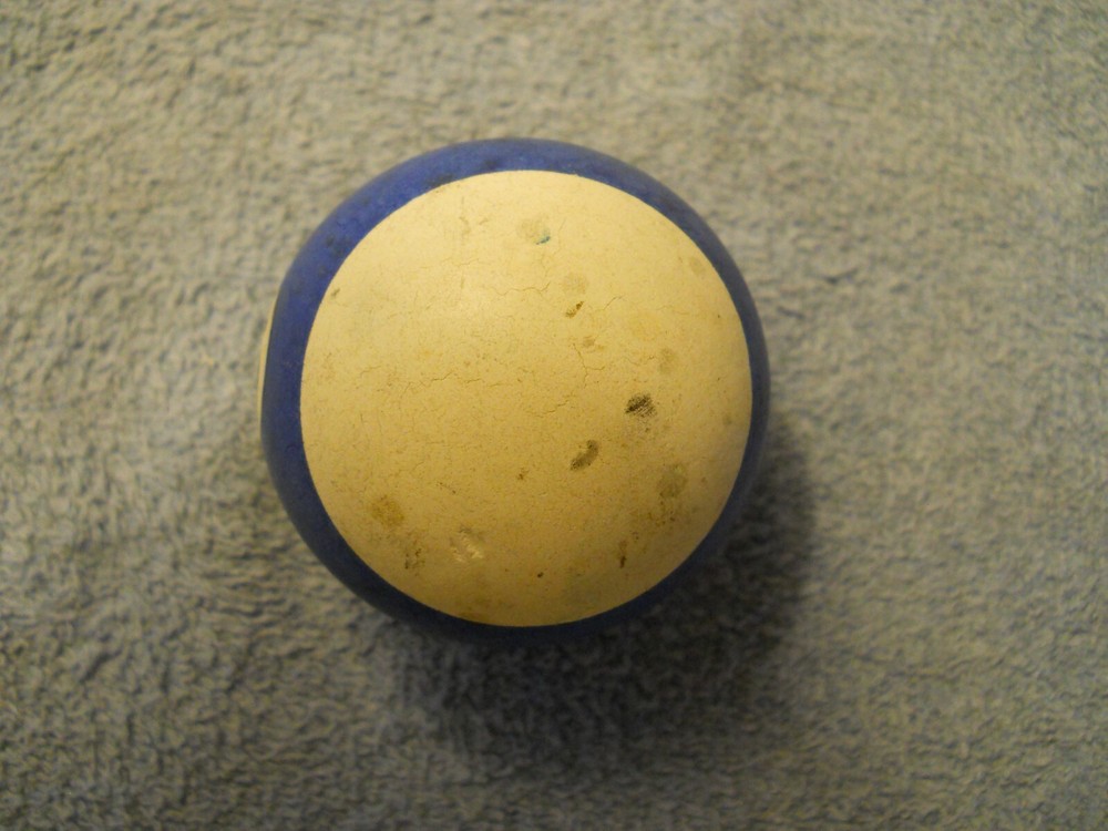 Vintage Clay Billiard Ball - #10
