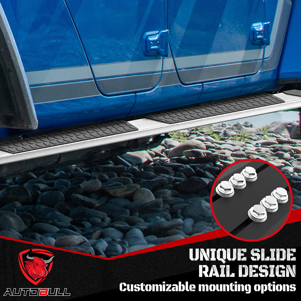 Running Boards for 2019-2025 Silverado Sierra 1500 Double Extended Cab Side Step