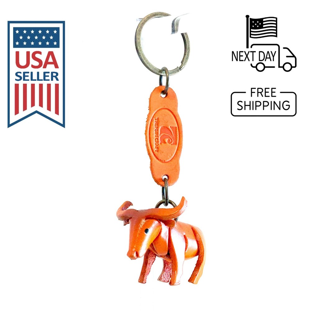 BUFFALO Handmade Leather Keyring