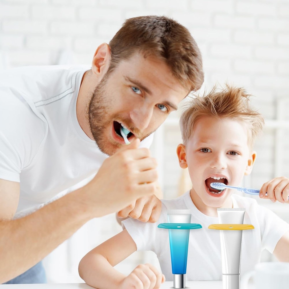 8pcs Toothpaste Squeezer, Plastic Toothpaste Tube Roller Squeezer Assorted Color