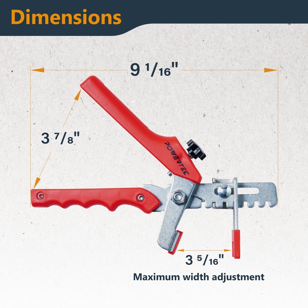 Tile Leveling System Tile Leveling Pilers for Floor and Wall Tile Installation