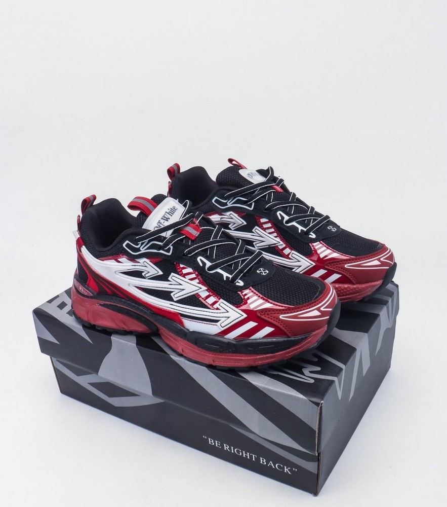 OFF-WHITE ODSY-1000 Mesh Red Black Arrow
