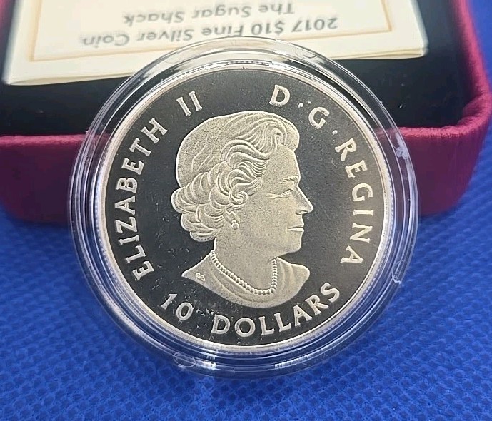 2017 Canada $10 Fine Silver Coin - The Sugar Shack